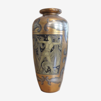 Vase ovoïde de style art nouveau