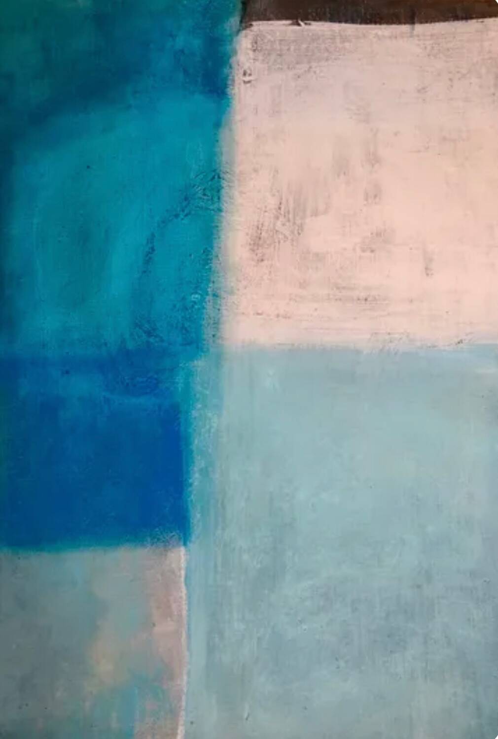 Abstract Blue Painting