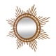 Miroir soleil rotin 69cm