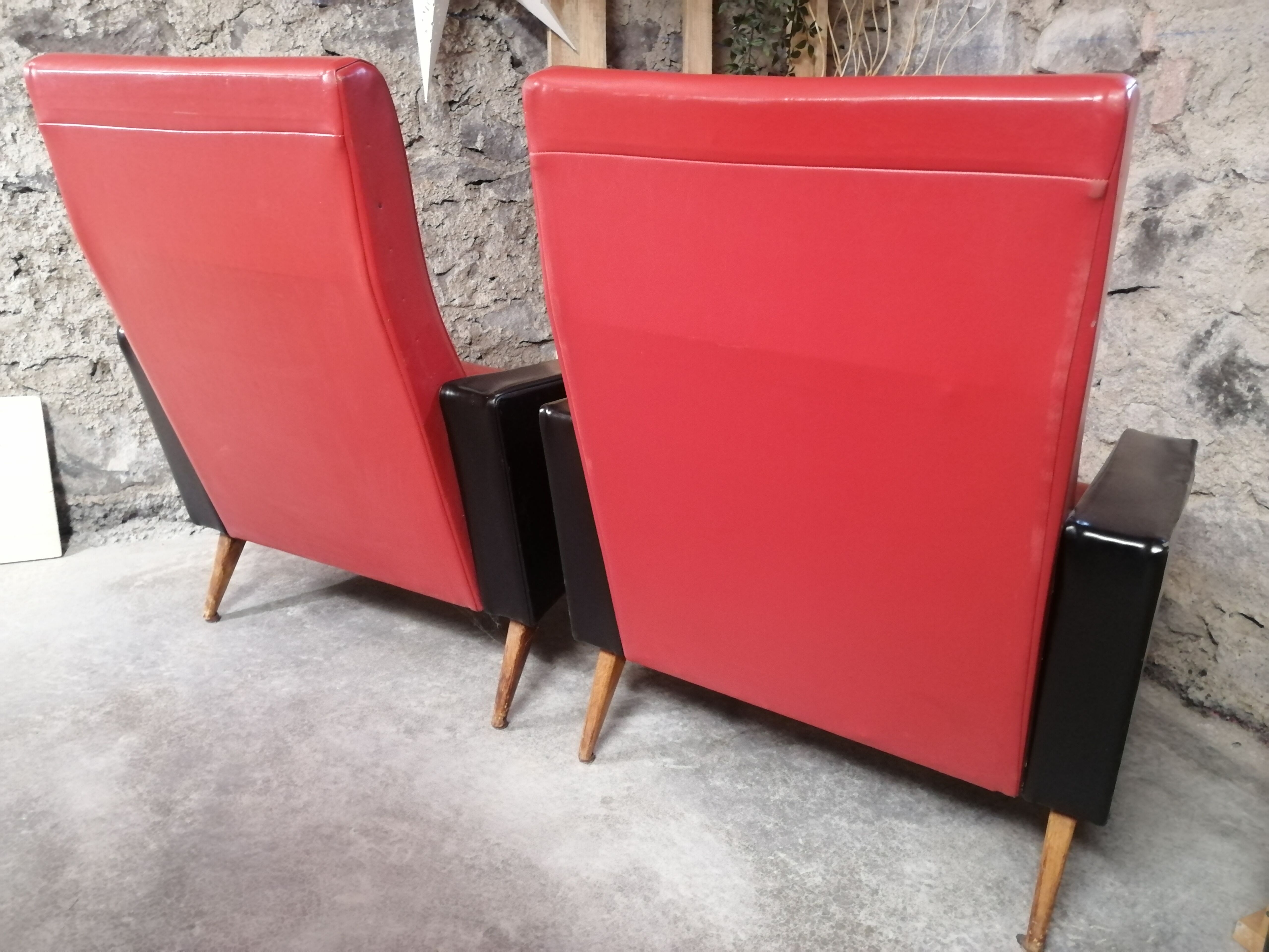 Pair of armchairs 60/70s