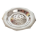 Antique butter dish in the Coquillor style, made of silver-plated metal.