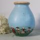 Vase, hand-painted, vintage