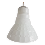 White opaline pendant light