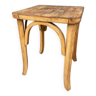 Tabouret bois courbé 1950 bentwood Footstool Baumann