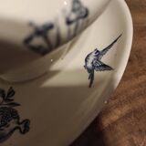 French vintage sauce boat, R. Lafitte, Terre de Fer, Salins