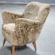 Pair of armchairs flower 50s