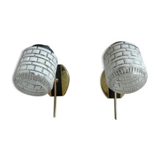 Appliques murale lampe vintage 1950