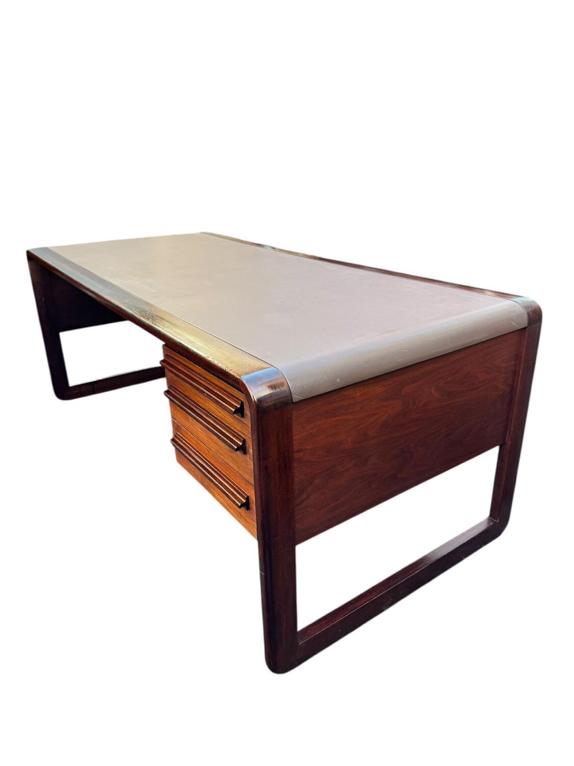 Large executive desk & module, Scandinavian design 1970s