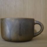 Handmade stoneware cup