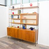 Mid-century teak shelf, designed by Hilker for Omnia, Germany, 1960s