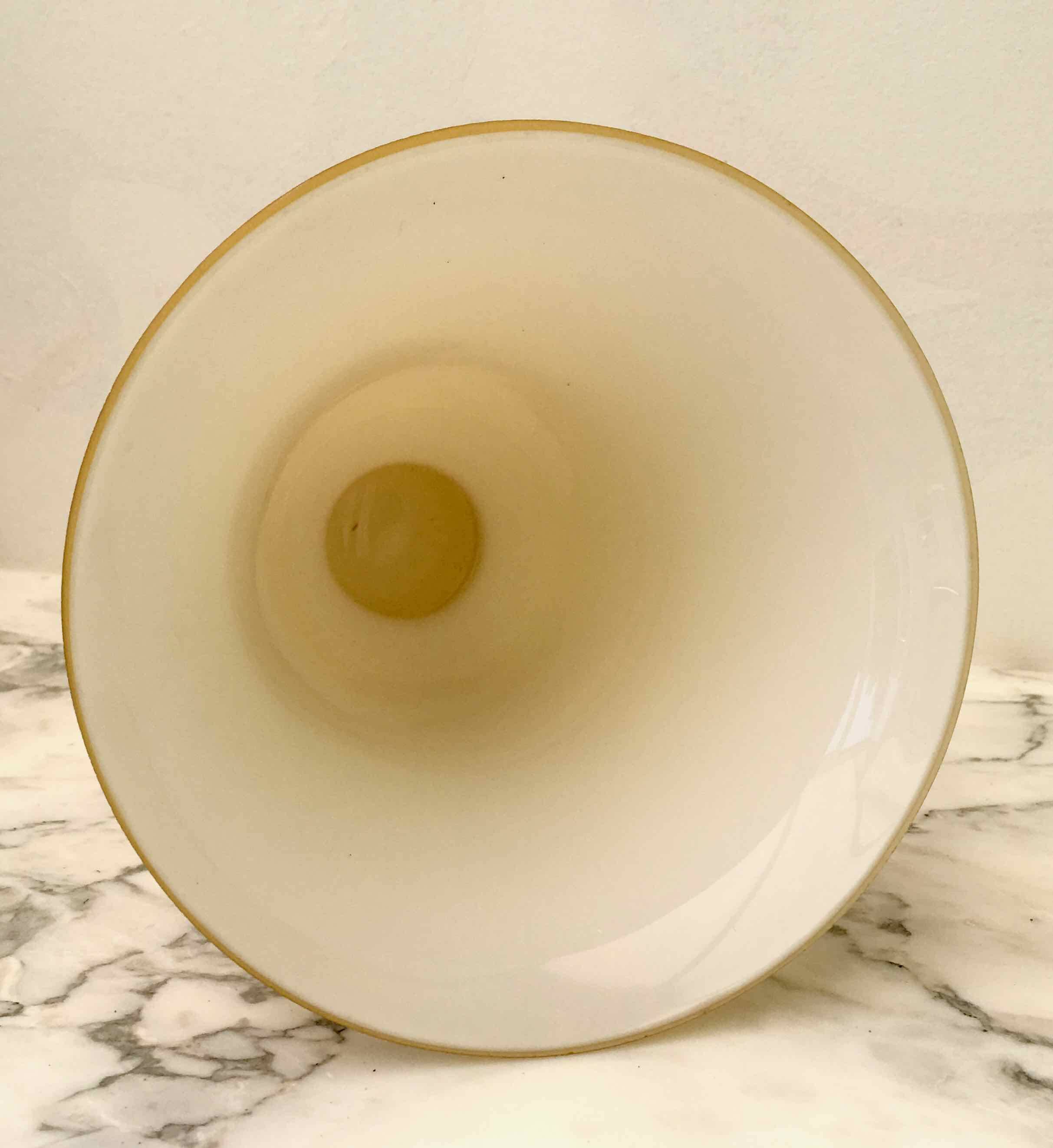 Blown opaline vase