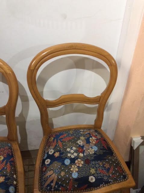 Set of 2 bedroom chairs