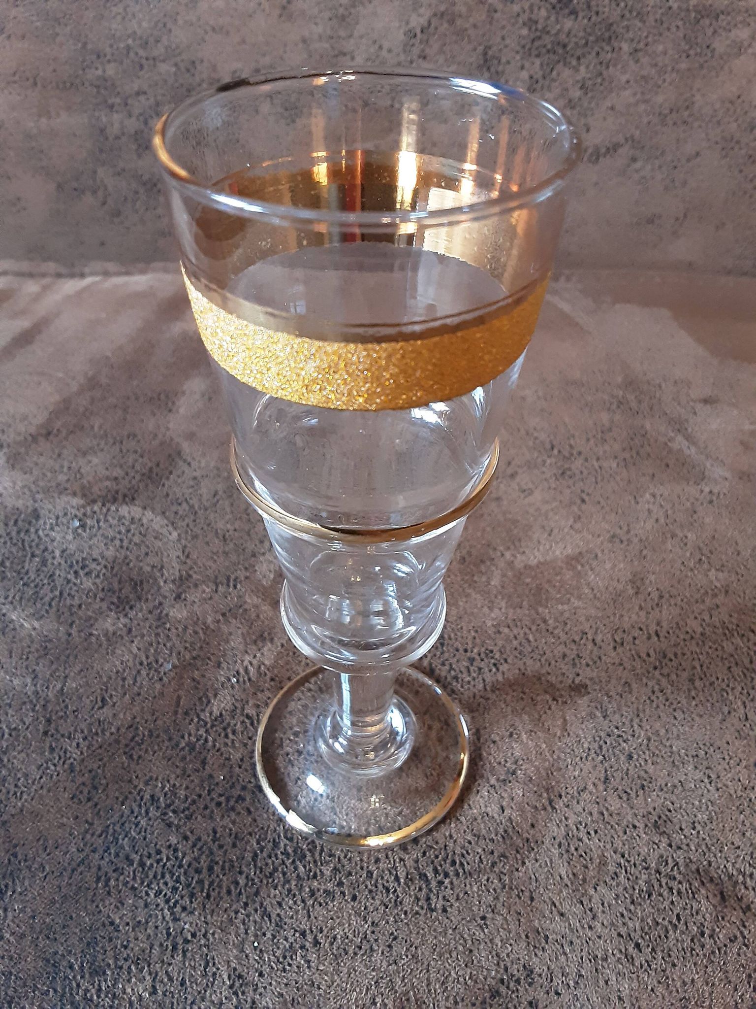 Set of 5 vintage digestive glasses