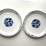 Blue bird model plates signed M Goupy 1925