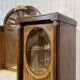 Art Deco buffet in mahogany, oak, and marble top.