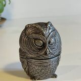 Pewter Owl Box by Etienne Sergent FRANCE