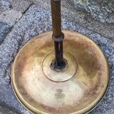 1950s floor lamp in brass with double gold and bronze patina