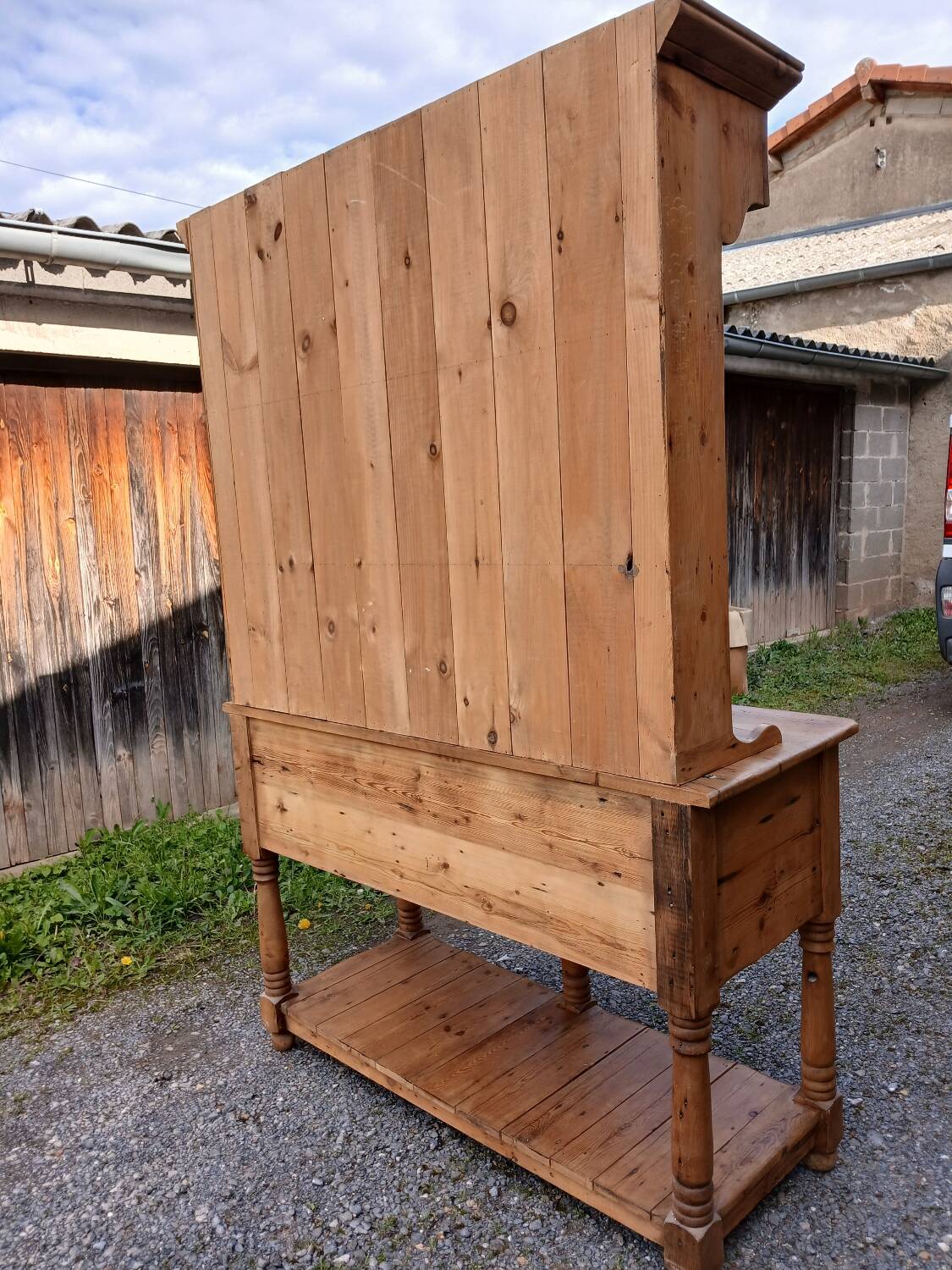 Antique solid pine dresser