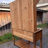 Vaisselier ancien en pin massif