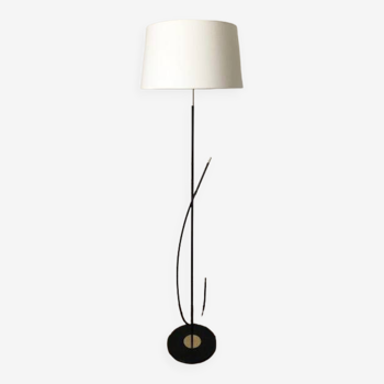 Arlus floor lamp from the 50s - 60s black and gold