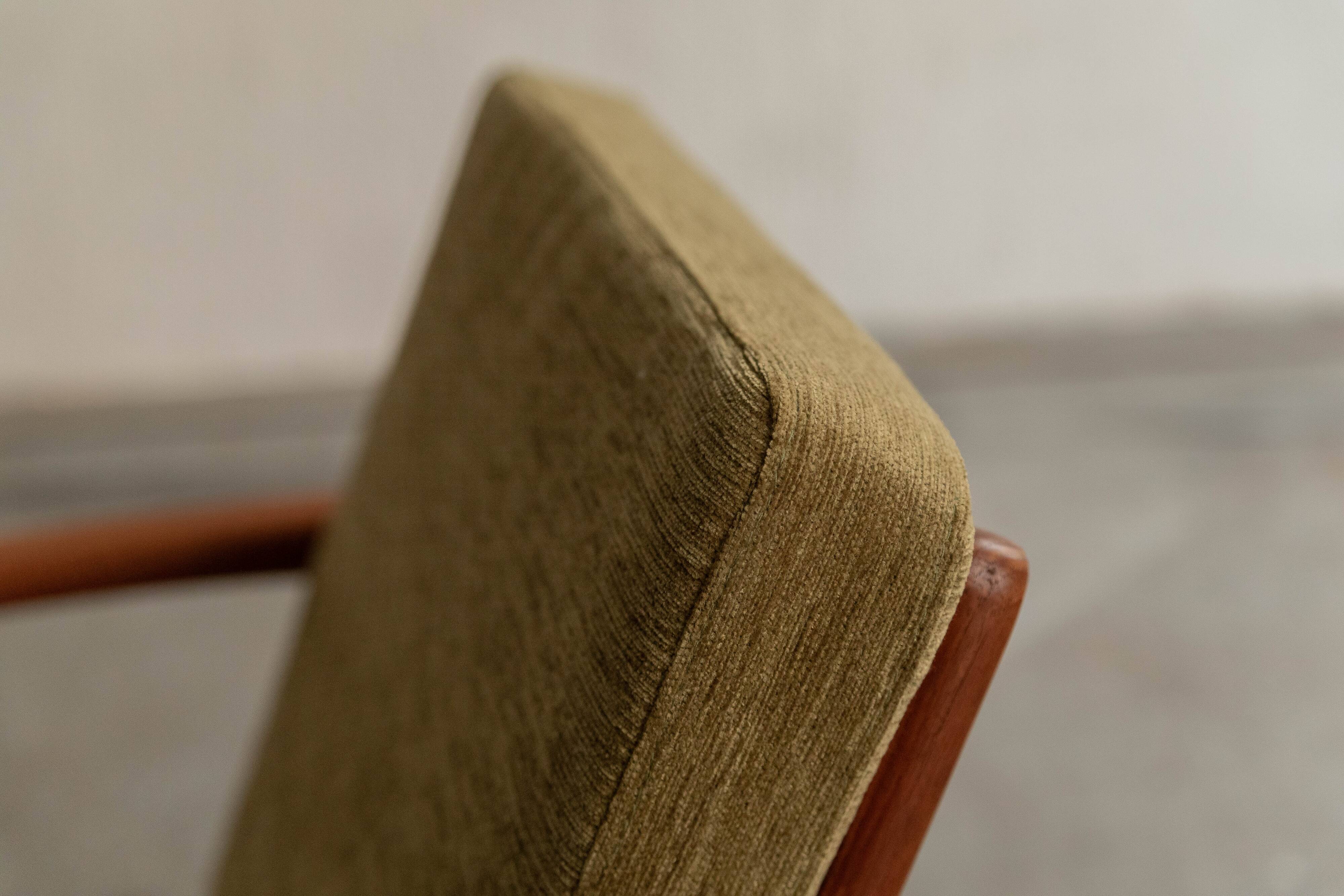 Set of 2 paperknife easy chairs by Kai Kristiansen, Denmark, 1960's