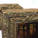 Golden mirror style Louis XV 110x81cm