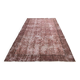 Vintage Pink & Brown Bordered Style Rug, 203x299Cm