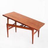 Vintage "Elevator" teak table Designed by Kai Kristiansen for VMMobler. Denmark, 1960s