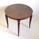 Art Deco pedestal table, mahogany veneer, diameter 60.4 cm
