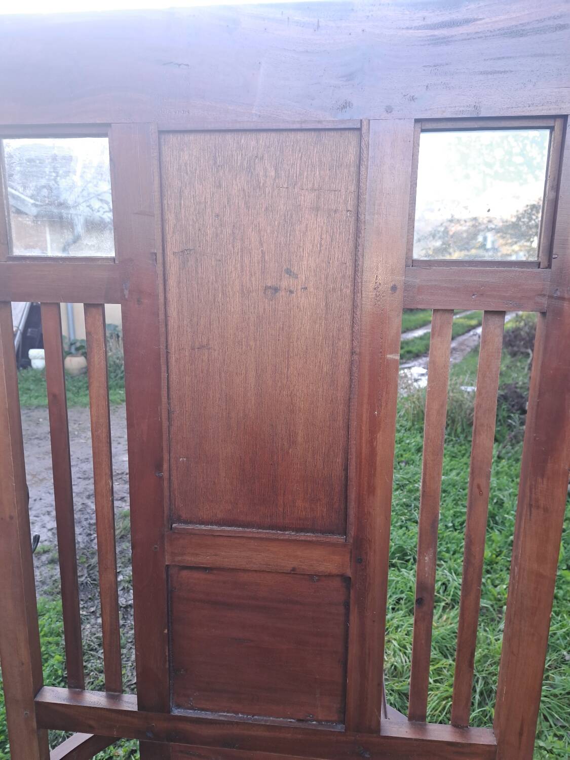 Art Deco mahogany cloakroom