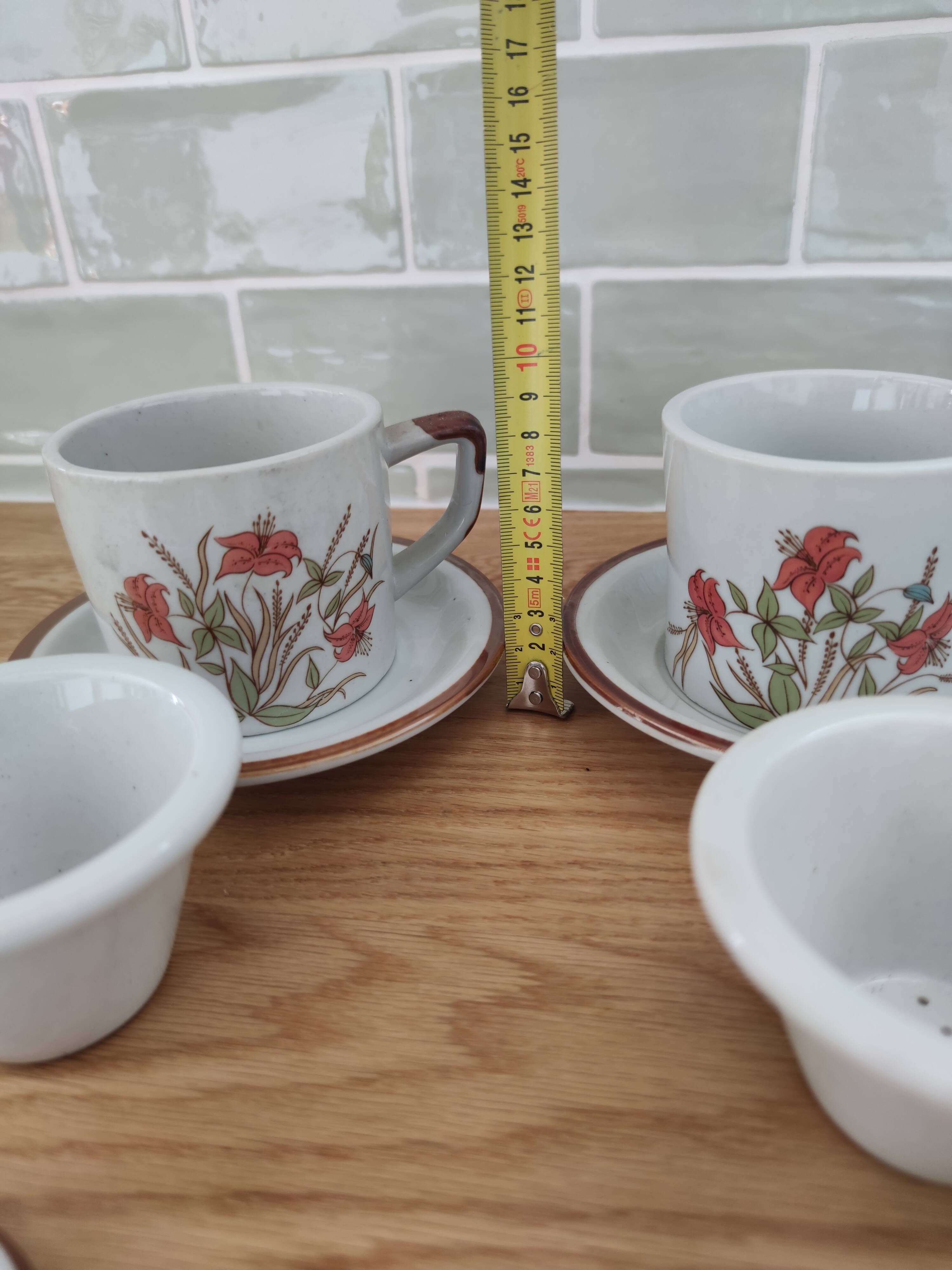 Lot de 2 tisanières vintage