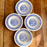 Lot assiettes bleues