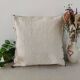 Moroccan cushion in black and white wool 55x55cm