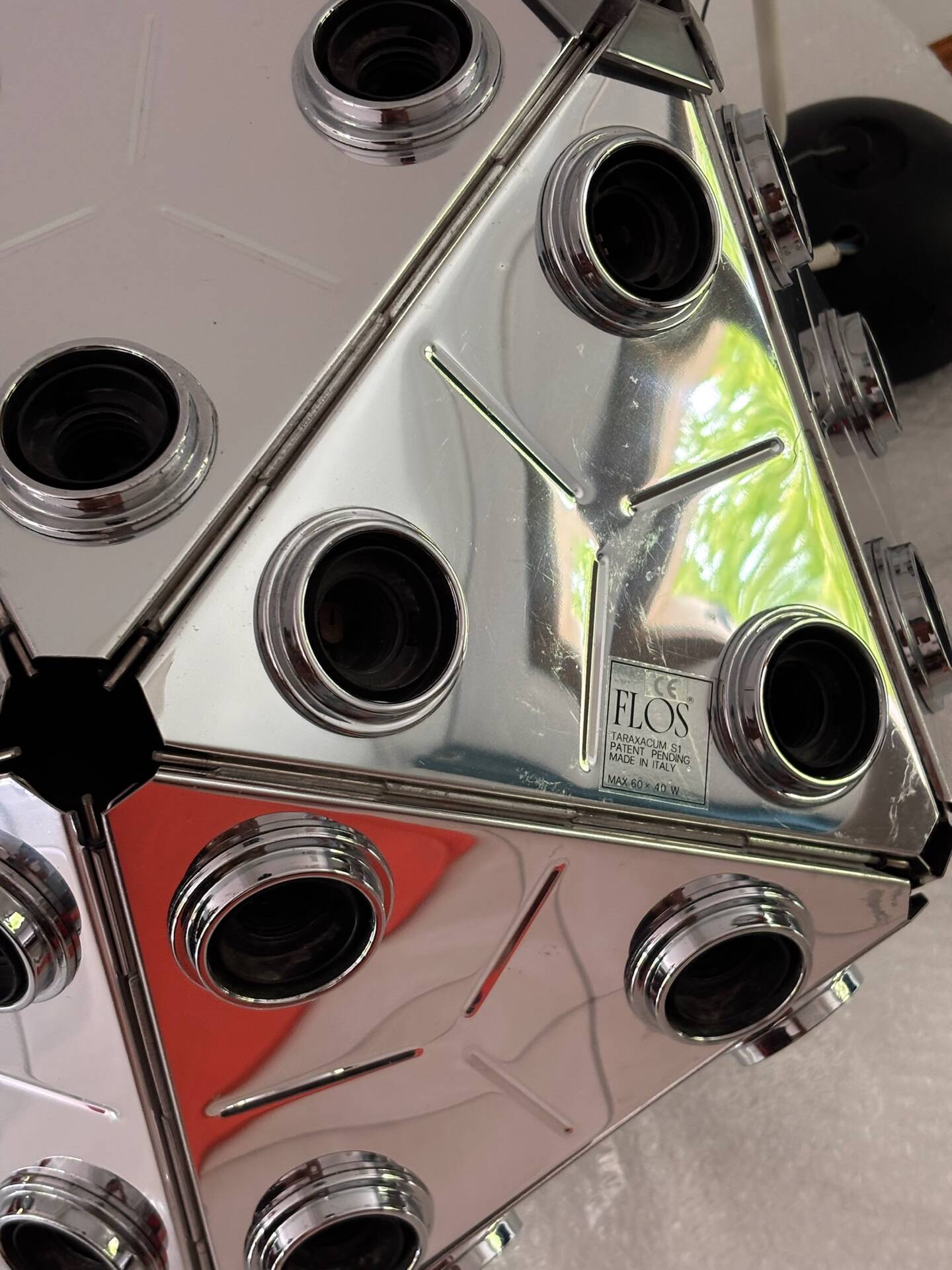 Suspension Taraxacum 88 S1 Achille Castiglioni for Flos 1988 Aluminium