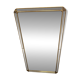 Deknudt mirror in gilded wood and with beading.
