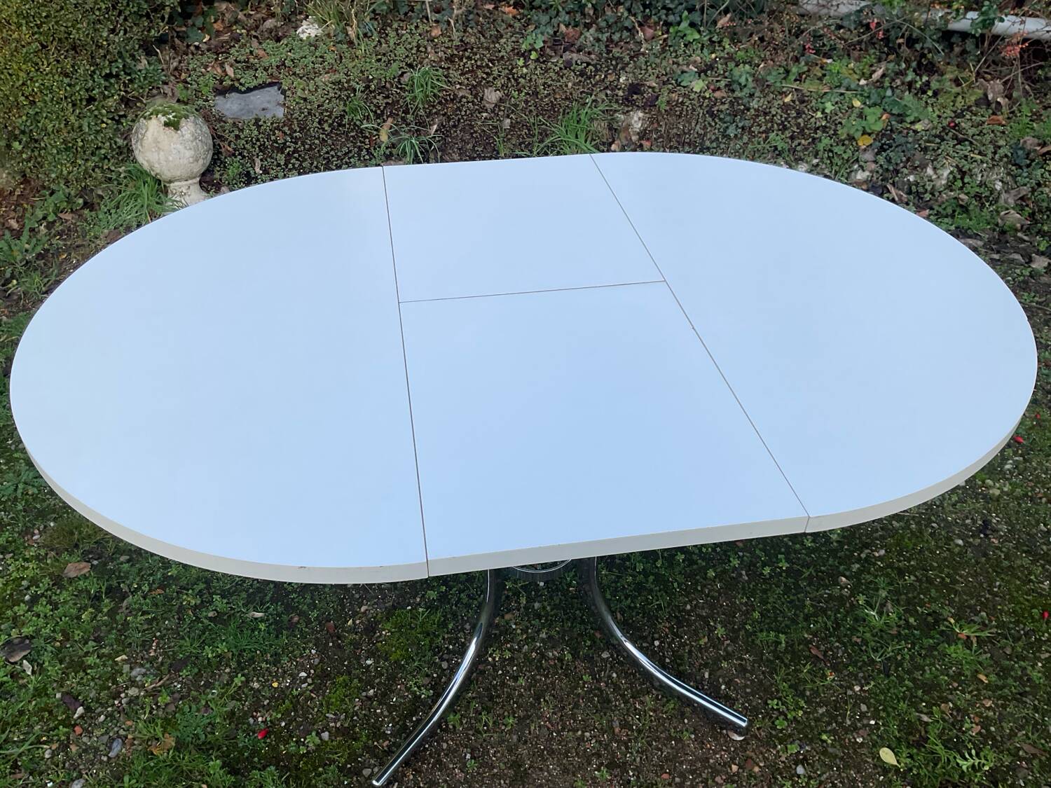 Table à manger extensible des années 70