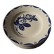 10 assiettes plates roses bleus Bastia Sarreguemines Art Déco