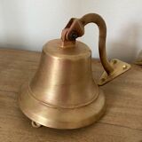 Vintage Solid Brass Wall Bell