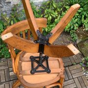 Pair of Baumann rotating screw chairs 1960