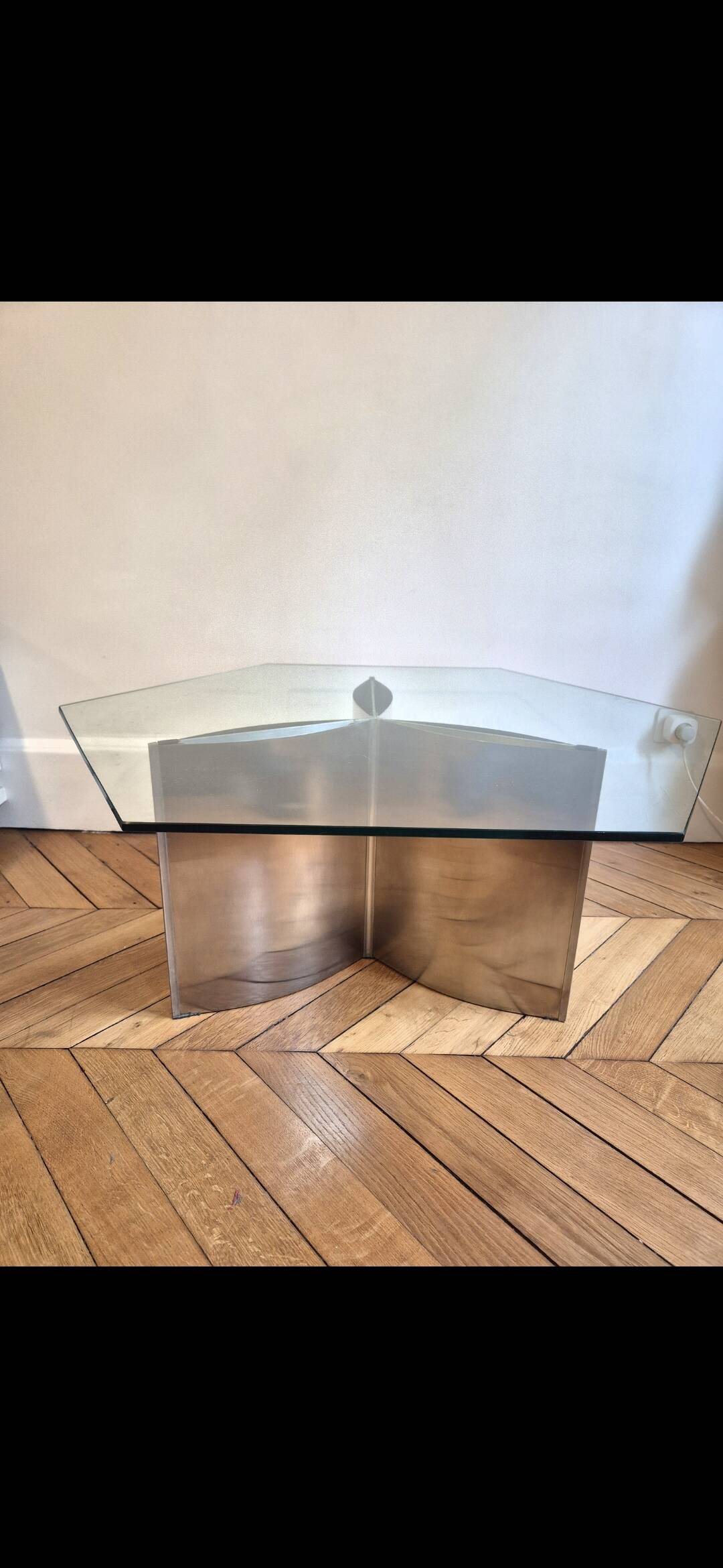Table basse kim moltzer et jean paul barray, 1970s