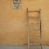 Vintage wooden farm ladder