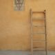 Vintage wooden farm ladder