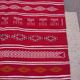 Red corridor handmade carpet large 280x125cm