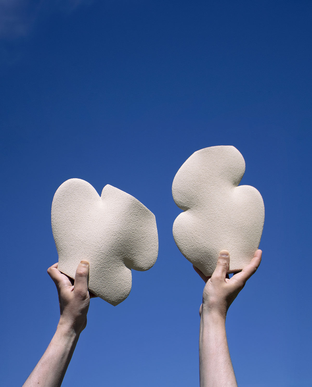 Ceramic vase 'ellipse n°1- white'