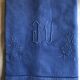 Antique linen and cotton sheet dyed Patmos blue