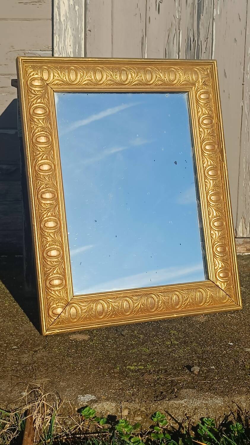 Antique gilded mirror