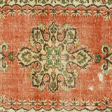 Anatolian handmade vintage rug 242 cm x 150 cm