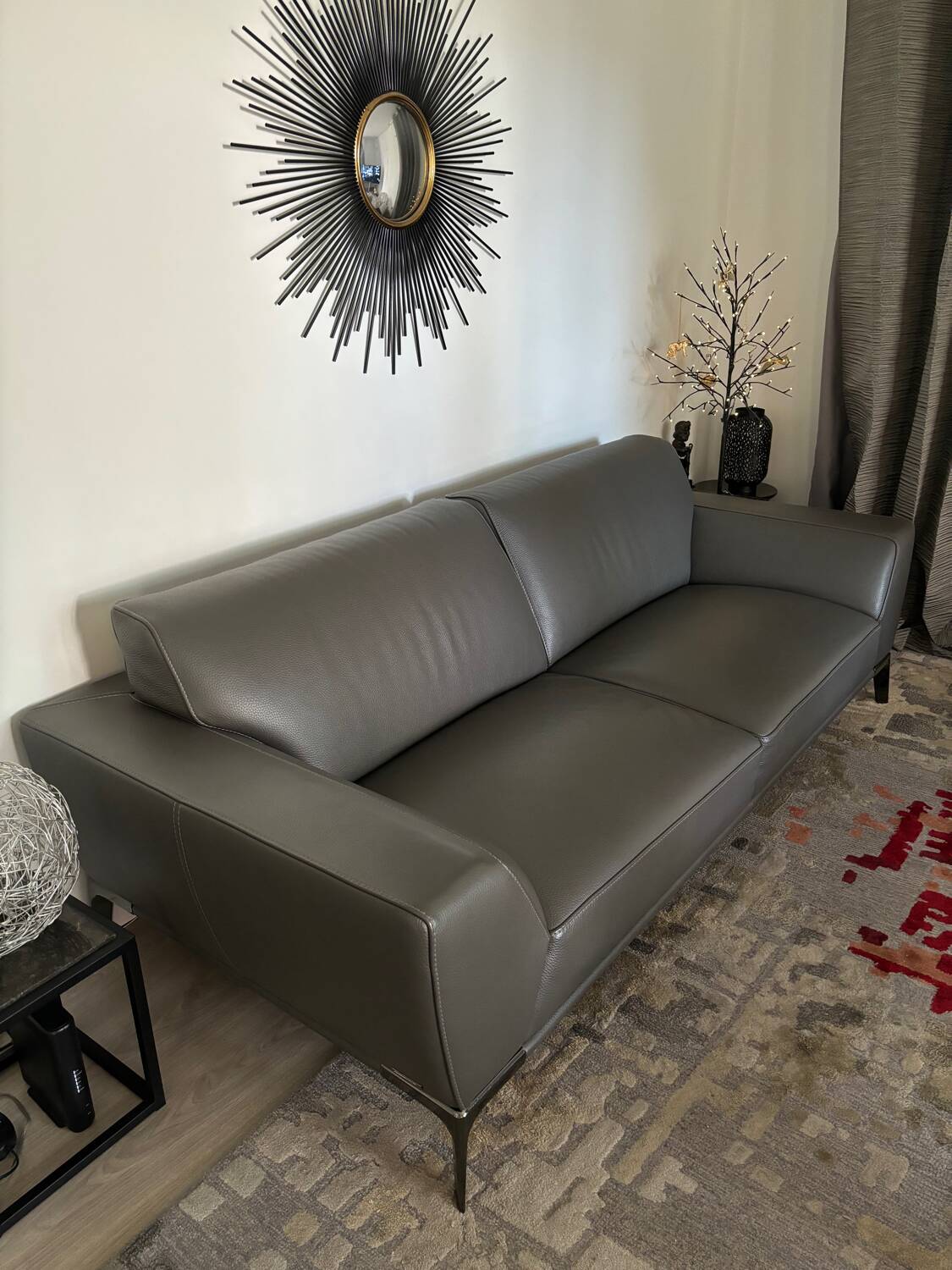 Roche Bobois leather sofa