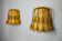 Pair of rattan wall lights, France, 1960