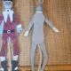 Set of 3 wooden puppets